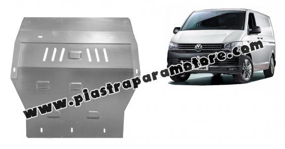 Piastra paramotore di acciaio zincato Volkswagen Transporter T6