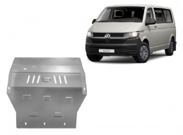 Piastra paramotore di acciaio zincato Volkswagen Transporter T6.1