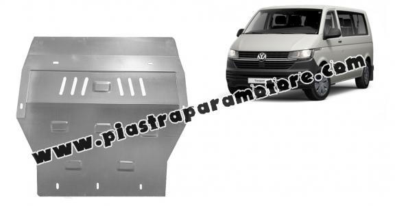 Piastra paramotore di acciaio zincato Volkswagen Transporter T6.1