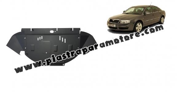 Piastra paramotore di acciaio Skoda Superb - 2.5 Tdi, V6