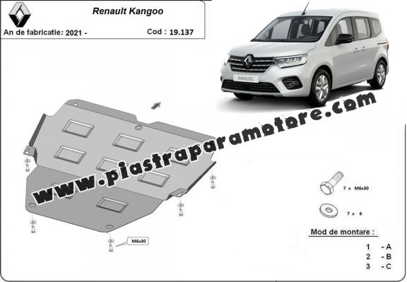 Piastra paramotore di acciaio Renault Kangoo