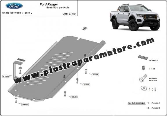 Protezione di acciaio per DPF Ford Ranger 