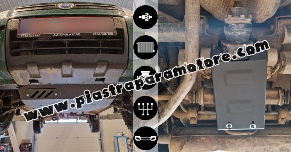 Piastra paramotore di acciaio Fiat Panda 4x4 - pacchetto promozionale