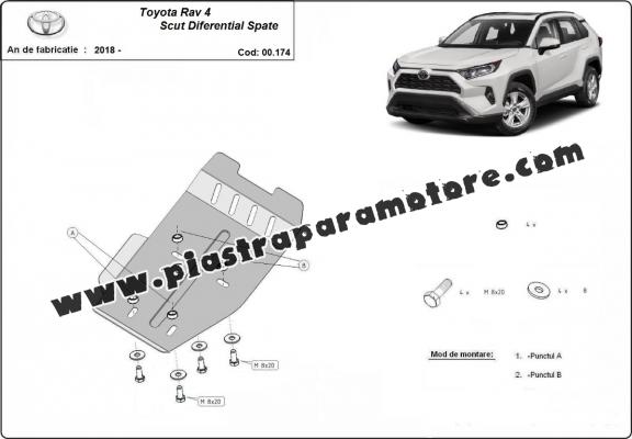 Protezione di acciaio per il differenziale  Toyota RAV 4