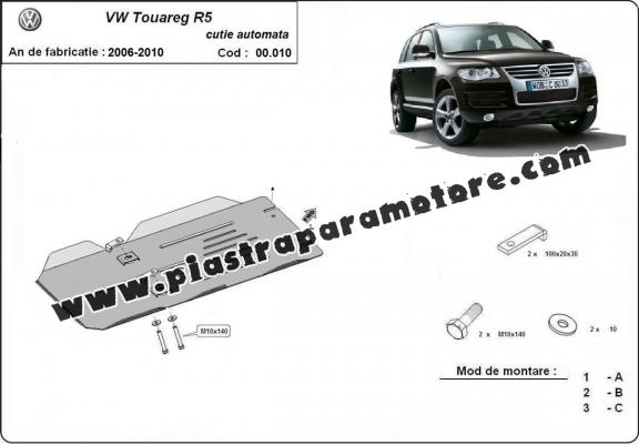 Protezione di acciaio per il cambio automat Volkswagen Touareg 7L