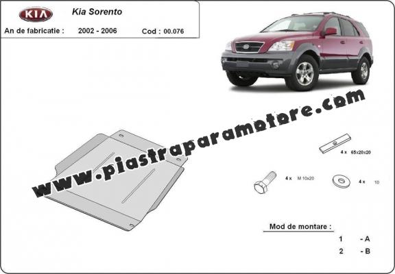 Protezione di acciaio per il cambio Kia Sorento