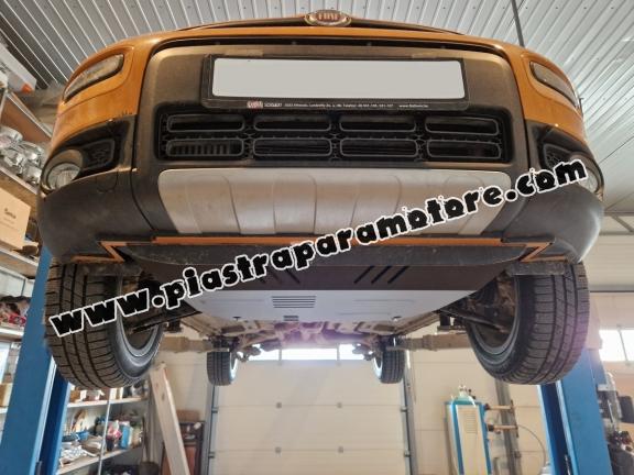 Piastra paramotore di acciaio Fiat Panda 4x4