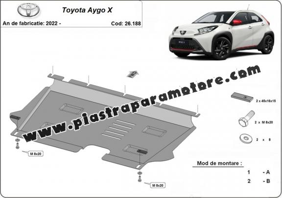 Piastra paramotore di acciaio Toyota Aygo X