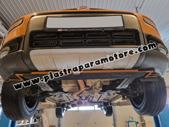 Piastra paramotore di acciaio Fiat Panda 4x2