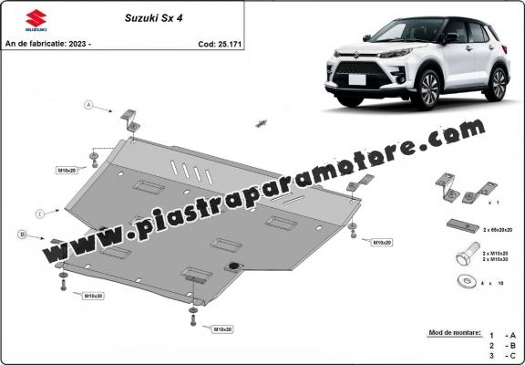 Piastra paramotore di acciaio Suzuki SX 4