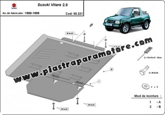 Protezione di acciaio per il cambio Suzuki Vitara 2.0