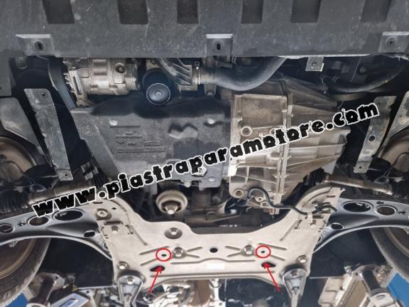 Piastra paramotore di acciaio Renault Trafic