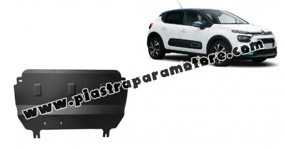 Piastra paramotore di acciaio Citroen C3