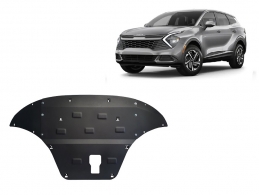 Piastra paramotore di acciaio Kia Sportage