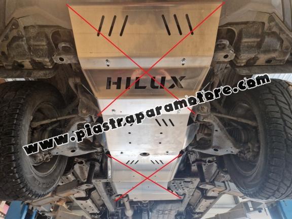 Piastra paramotore di alluminio Toyota Hilux Revo