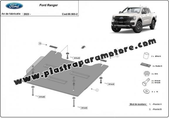 Protezione per la ripartitore Ford Ranger