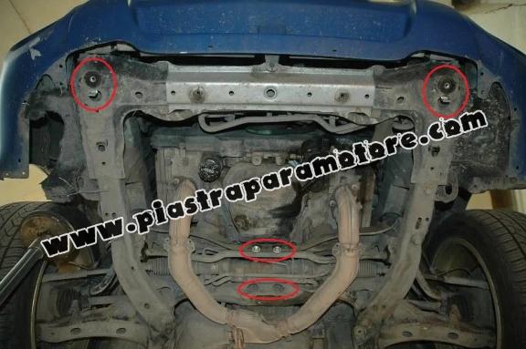 Piastra paramotore di acciaio Subaru Forester 2