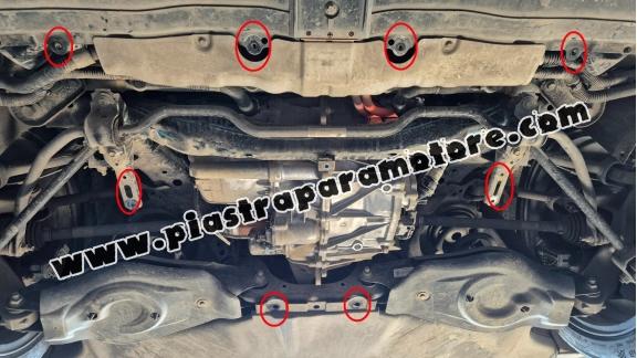 Protezione motore elettrico posteriore Tesla Model 3 AWD