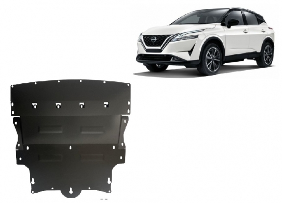 Piastra paramotore di acciaio Nissan Qashqai J12