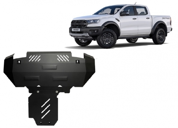 Piastra paramotore di acciaio Ford Ranger Raptor
