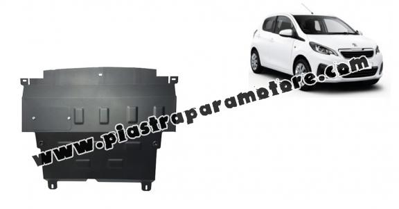 Piastra paramotore di acciaio Peugeot 108