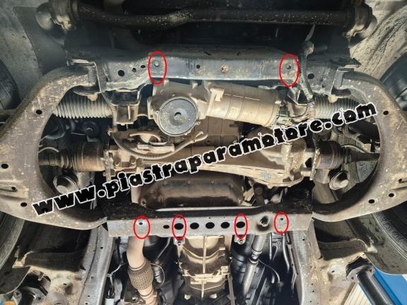 Piastra paramotore di acciaio Isuzu D-Max