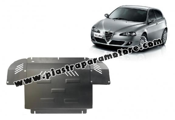 Piastra paramotore di acciaio Alfa Romeo 147