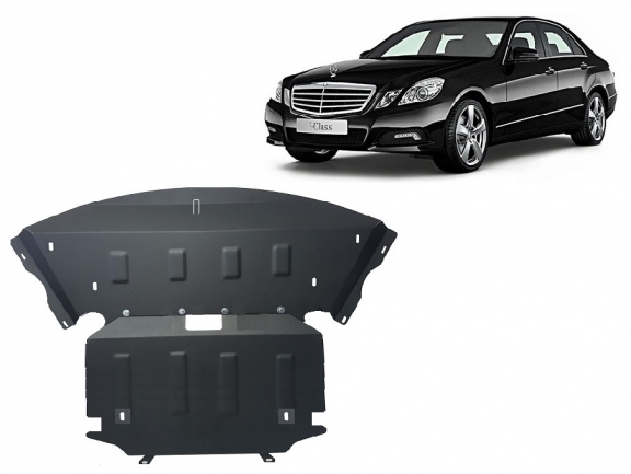 Piastra paramotore di acciaio Mercedes E-Classe W212 - 4x4