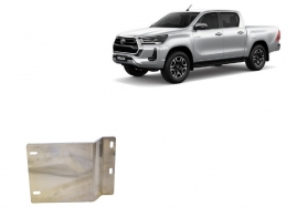 Protezione di alluminio per sensori DPF Toyota Hilux 