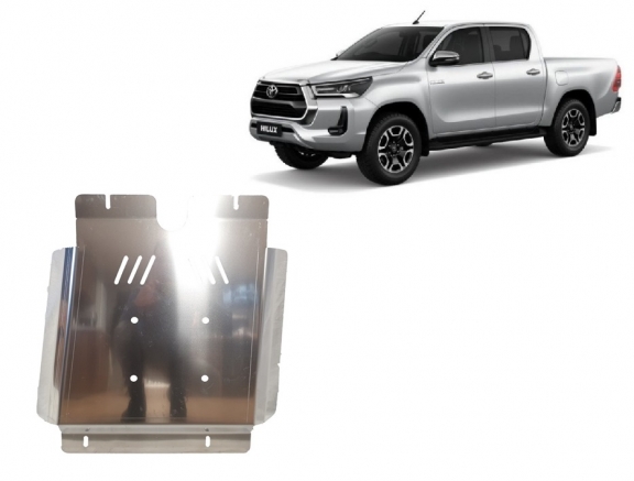 Protezione di alluminio  per il cambio Toyota Hilux Invincible