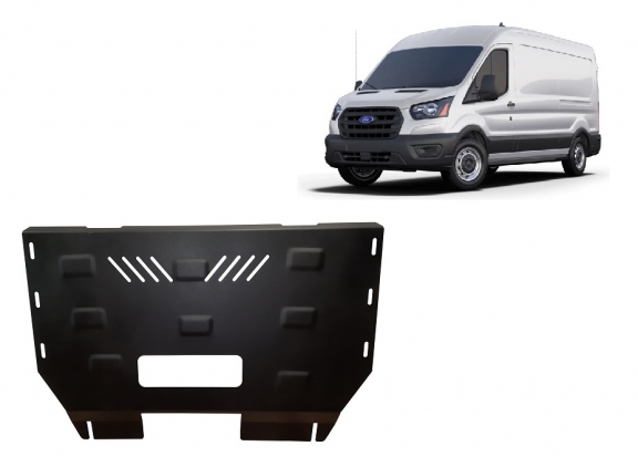 Piastra paramotore di acciaio Ford Transit V363 4x4