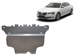 Piastra paramotore di alluminio Skoda Superb III