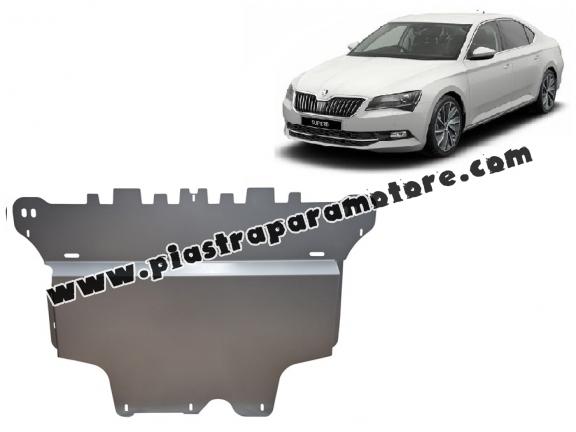 Piastra paramotore di alluminio Skoda Superb III