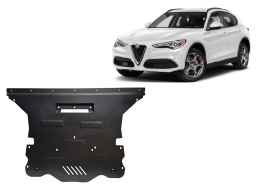 Piastra paramotore di acciaio Alfa Romeo Stelvio