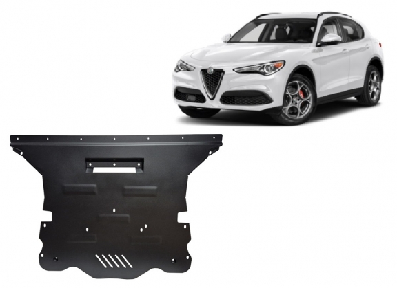 Piastra paramotore di acciaio Alfa Romeo Stelvio