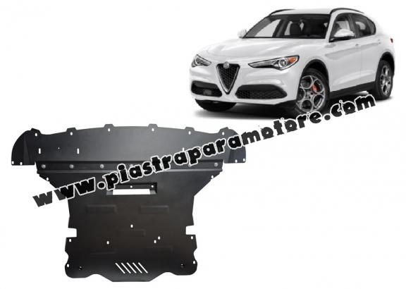 Piastra paramotore di acciaio Alfa Romeo Stelvio