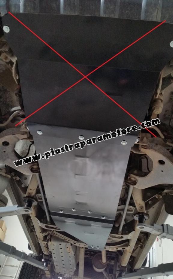 Protezione di acciaio per il cambio Nissan Navara D22