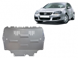 Piastra paramotore di alluminio Vw Golf mk5