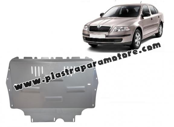Piastra paramotore di alluminio Skoda Octavia 2