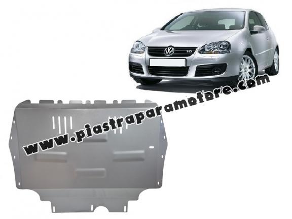 Piastra paramotore di alluminio Vw Golf mk5