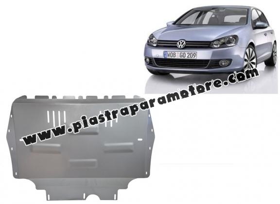 Piastra paramotore di alluminio VW Golf 6