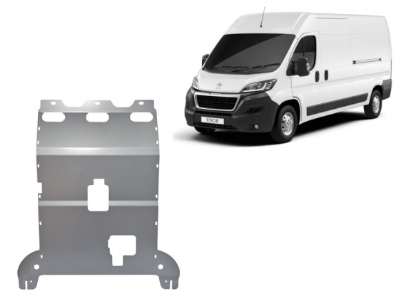 Piastra paramotore di alluminio Peugeot Boxer