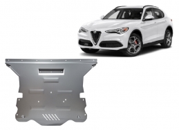 Piastra paramotore di alluminio Alfa Romeo Stelvio