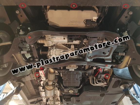 Piastra paramotore di alluminio Mercedes Viano W447