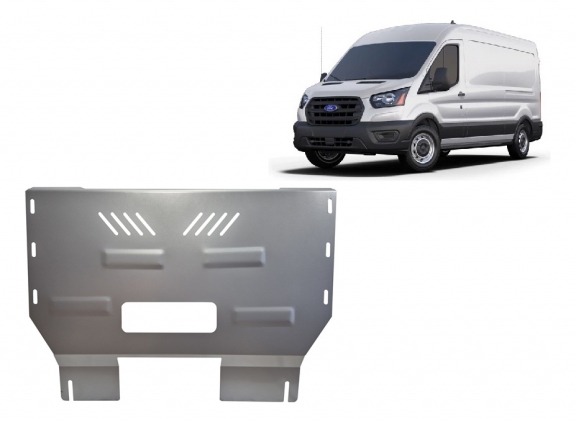 Piastra paramotore di alluminio Ford Transit V363 4x4