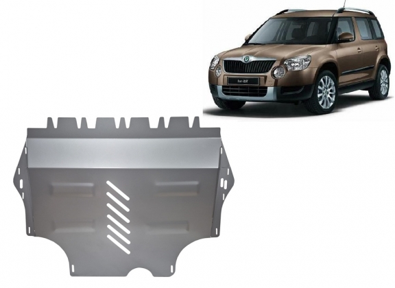 Piastra paramotore di alluminio Skoda Yeti