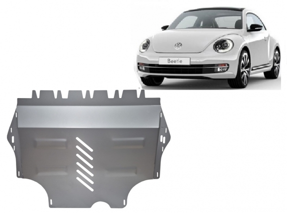 Piastra paramotore di alluminio Volkswagen New Beetle