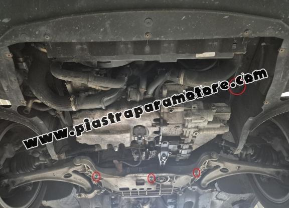 Piastra paramotore di acciaio Volkswagen Sharan - Webasto
