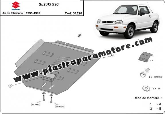 Protezione di acciaio per il cambio Suzuki X90