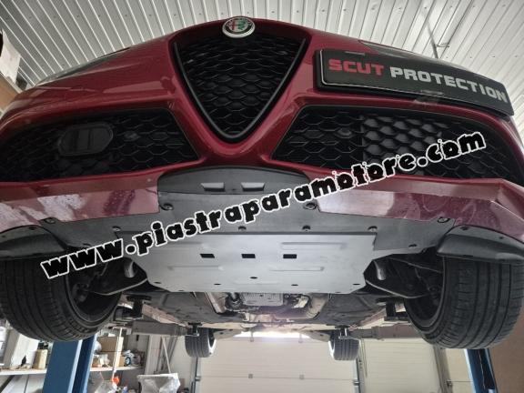 Piastra paramotore di acciaio Alfa Romeo Giulia
